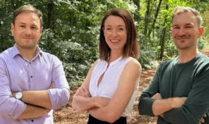 mypaperwork.ai founders Vít Lichtenstein, Maggie Childs, Benjamin Wolf